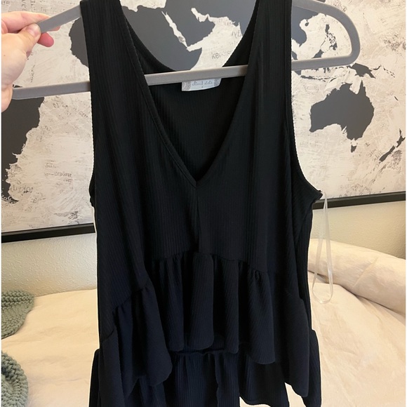 Altar’d State long black tank top (size S) - Picture 1 of 1